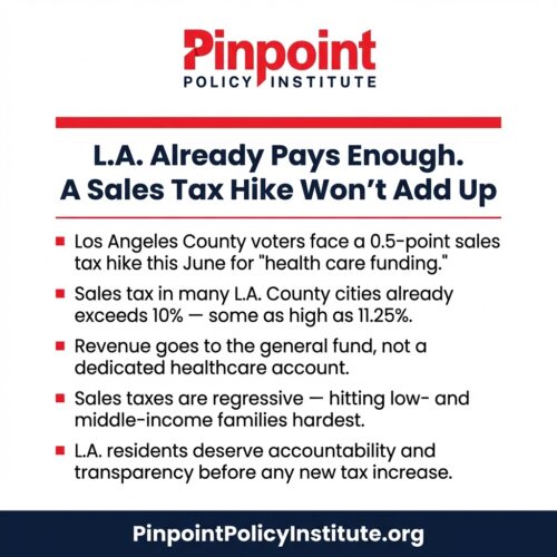 L.A. Already Pays Enough. A Sales Tax Hike Won’t Add Up