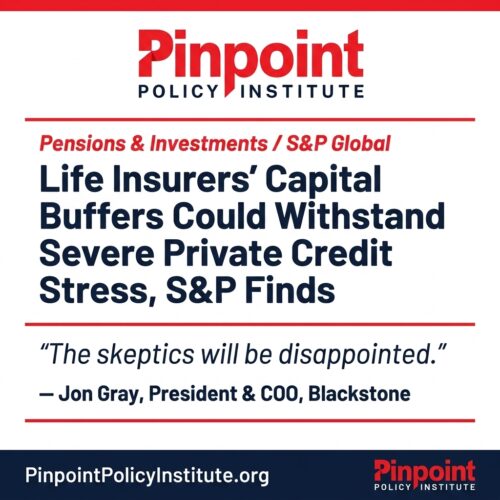 ICYMI: Pensions&Investments: Life insurers’ capital buffers could withstand severe private credit stress, S&P finds