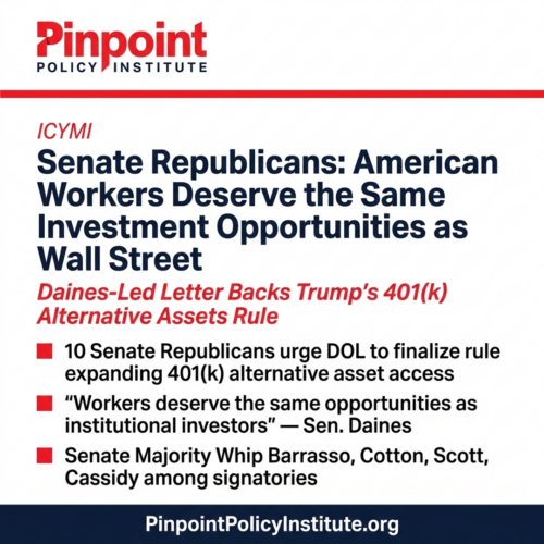 ICYMI: Washington Reporter: Daines, Senate Republicans say American workers deserve same investment opportunities as Wall Street