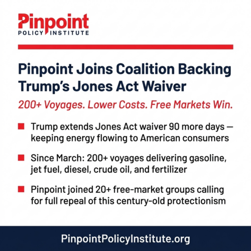 Pinpoint Joins Coalition Commending Trump’s Jones Act Waiver Extension