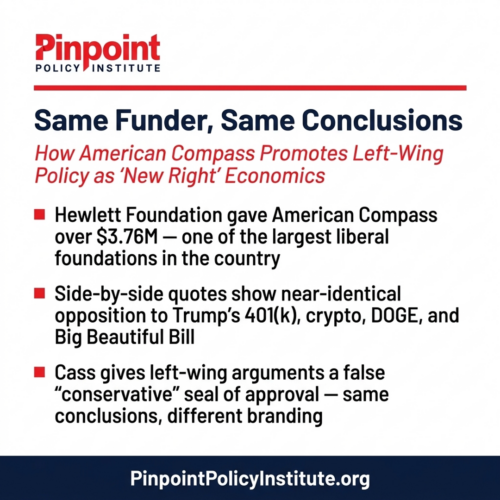 Same Funder, Same Arguments: How American Compass Promotes Left-Wing Policy as “New Right” Economics