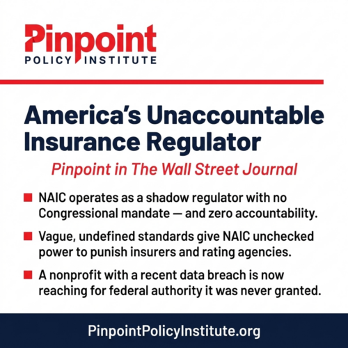 New: Pinpoint in The Wall Street Journal: “Eric Ventimiglia: America’s Unaccountable Insurance Regulator”